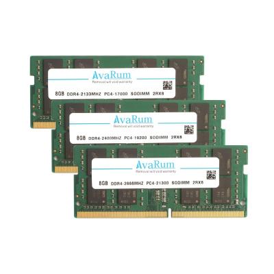 China LAPTOP AvaRum DDR4 8GB 2133mhz 2400mhz 2666mhz SODIMM For Laptop PC4 Memory Ram for sale