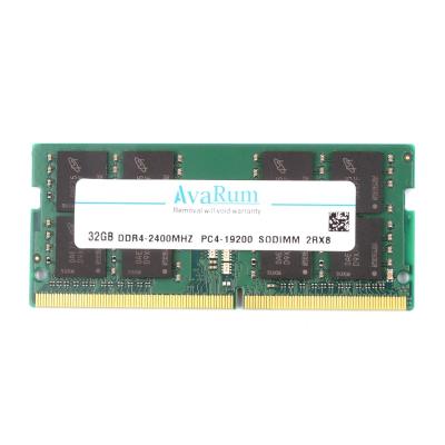 China LAPTOP AvaRum ddr4 2400mhz 32gb SODIMM PC4-19200 2Rx8 for computer RAM for sale