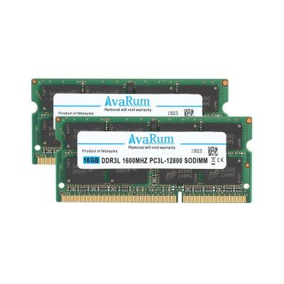 China Laptop AvaRum ddr3L 1600mhz 8gb 16gb SODIMM 2Rx8 LAPTOP for memory RAM compatible with all motherboard for sale