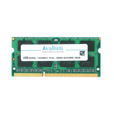 China LAPTOP AvaRum ddr3L 1333mhz 1600mhz Laptop 4gb 8gb 16gb SODIMM PC3 2Rx8 For Memory RAM for sale