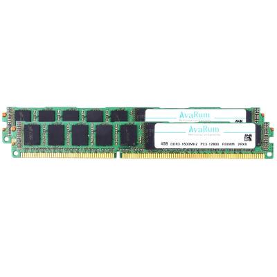 China Server Limited Time Discounts AvaRum DDR3 4GB 1600Mhz VIP Reg 2Rx8 For Server PC3-12800 Memory Ram for sale