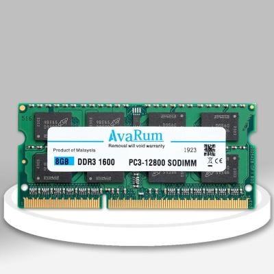 China AVARUM LAPTOP COMPUTER 8GB 16GB DDR3L 1600MHz Sodimm PC3L-12800 SO-DIMM Notebook RAM DDR3 204pin 2Rx8 Non-CCE Undamped for sale