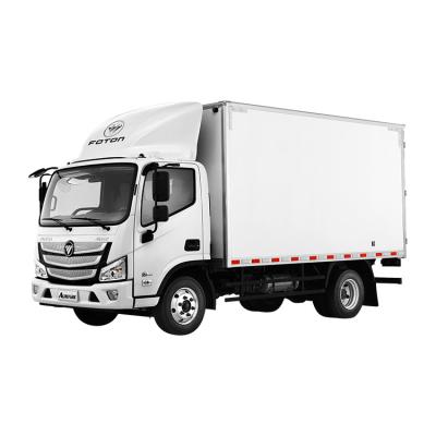 China Foton 7.5ton euro 6 cargo truck M4 van truck transport vehicle white light truck for sale 5995x2200x2350 for sale