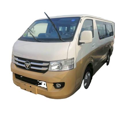 China Best Price Foton van VIEW 16 mini fabric seats 4x2 china new diesel engine car bus for sale