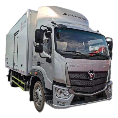 China Sophisticated silver medium 6800/2400/600 cabin 4*2 series 12T millimeter Aumark 5 technologies china foton half refrigerated truck for sale