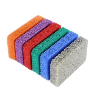 China Viable Hot Sale High Density Silicone Foam Sponge Kitchen Scrubber Cleaning Pad for sale