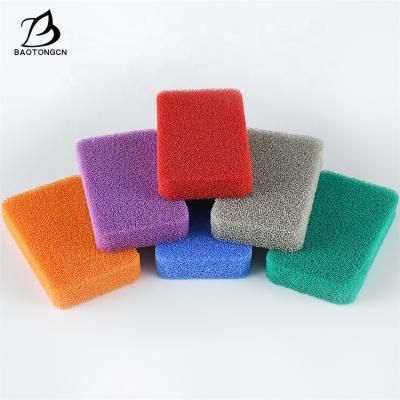 China Durable Wholesale High Temperature Silicone Foam Cleaning Sponge Soft Silicone Rubber for sale