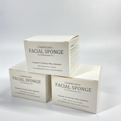 China Biodegradable Factory Printing Compressed Sponge Expanding Facial Sponges for sale