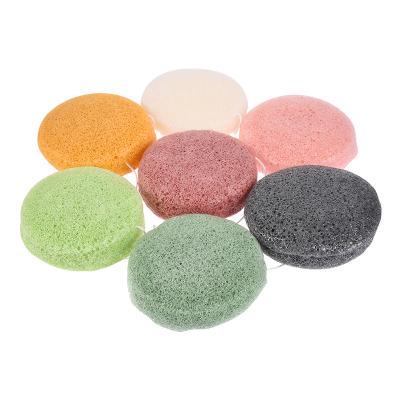 China EXFOLIATING Eco Friendly New Arrival Half Ball Shape Facial Exfoliator Konjac Sponge for sale