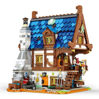 China European Blacksmith Cada Building Block Toy Kid Educational Gift Building Toy 66005 Street View Century Toy Model Children Learning Toy for sale