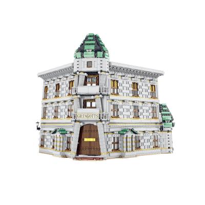 China Building Block 032101 Building Block 032101 Alley Bank Legoi Architecture Street View Children Kid Children Brick DIY Legoi Mini Top Education Gift Toy for sale