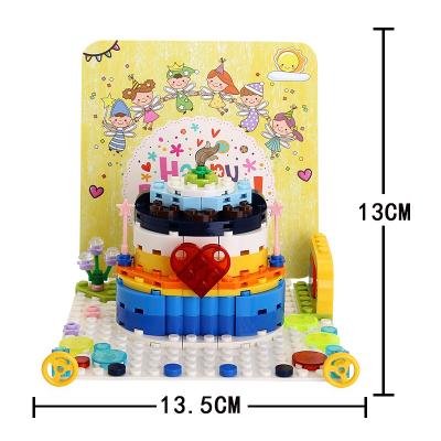 China Building block figure 2100-2103 of building toy WANGE mini diy assemble small particles bricks legoing educational toy happy birthday for children Legoi for sale