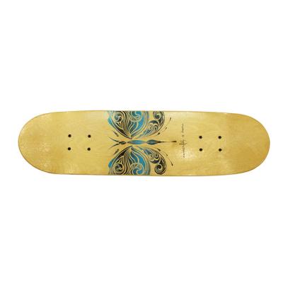 China Factory Outlet PU Wheel Skateboard Outdoor Sport Wear Resistant Bamboo With Maple Surfing Skateboard for sale