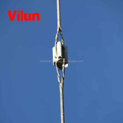 China Galvanized Steel Wire Dead End Type Helical End Handle For Stay Wire for sale