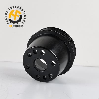 China Machinery repair shops construction machinery engine spare parts belt pulley for 4KH1 engine six hole for sale