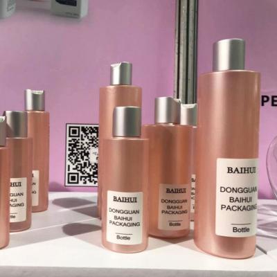 China Used for hot sales Dongguan baihui cosmetic factory 200ml, 250ml, 300ml PET airless cosmetic plastic bottle for sale