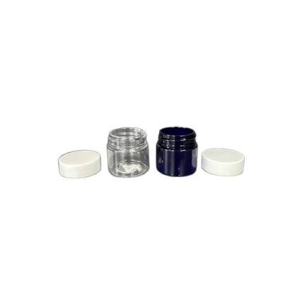 China Used for best quality cosmetic epmty PET plastic eyes cream jars 15g for sale