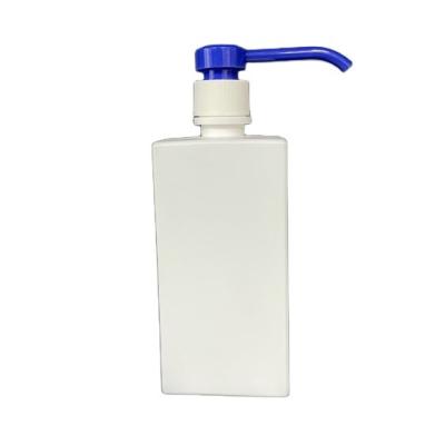 China Used For Cosmetic HDPE Square Bottle PE 500ml Plastic Liquid Tableware Detergent Bottle for sale