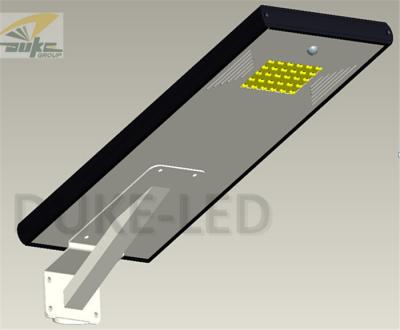 China Luz infrarroja solar integrada del camino de la inducción de las luces de calle del LED 12W para la calzada en venta