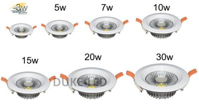 China High CRI Shop Lighting 25W Embedded LED Replacement Downlights 230V 6 Inch No Flickering for sale