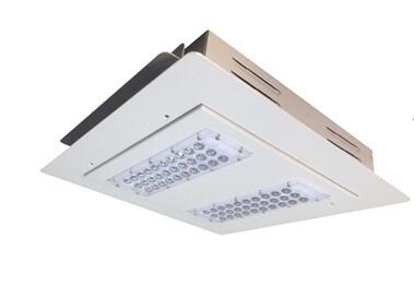 China 100-110lm / W Led Canopy Light For Gas Station With MW And Bridgelux for sale