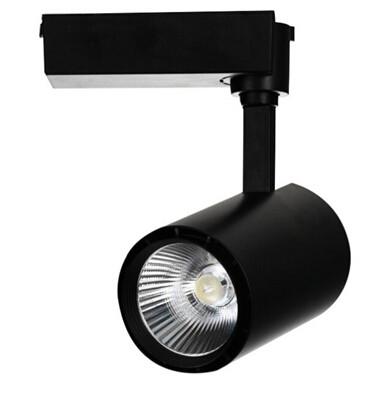 China High Performance 30w Black 3 Phase Led Track Lighting Fixtures In Suprmarket Resturant for sale