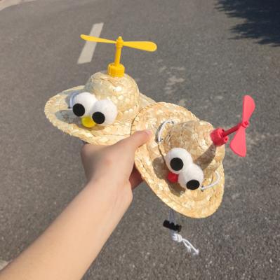 China Factory Sale Small Puppies Dragonfly Birthday Pet Accessories Padded Bamboo Dog Hats for sale