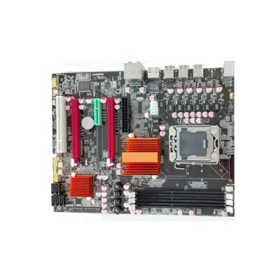 China Desktop LGA1366 X58 With 6 Port USB x58 1366 Desktop Motherboard With 3 Sockets Motherboard for sale