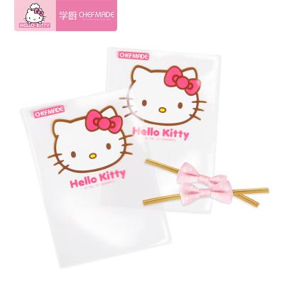 China CHEFMADE KT7103 Disposable Plastic Gift Wrapping Clear Candy Treat Lollipop Packaging Bags With Twist Ties for sale