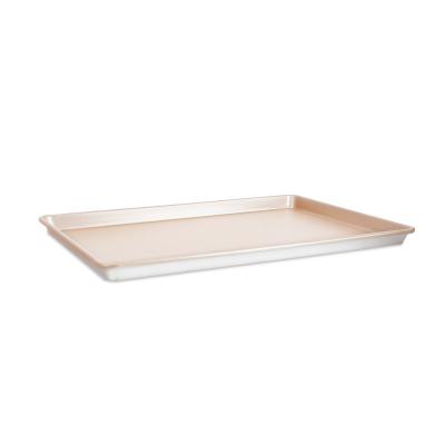 China Sustainable Bread 60X40 Non-Stick Natural Aluminum Bakery Bread Box Baking Tray for sale