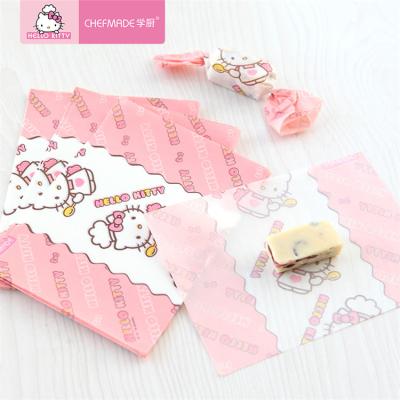 China CHEFMADE Sustainable Pink Silicon Paper 1# Nougat Candy Wrappers for sale