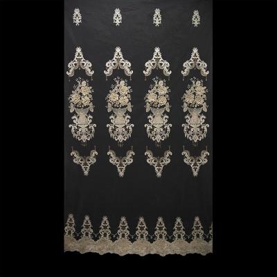 China High Quality Sheer Insulated Polyester Fabric Chinese Embroidery Fabric Home Drapes And Curtains Luxury for sale