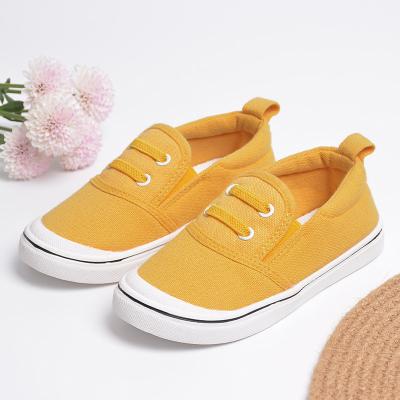 China Spring New Arrival Round Kids Sport Sneakers Wholesale Canvas Customized Kids Shoes for sale