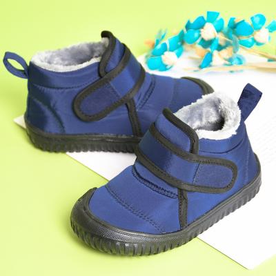 China New Arrival Anti-slip Winter Ankle Boots Children Students Shiny Blue Pink Outdoor Sports Boots Winter Light Warm Snow for sale