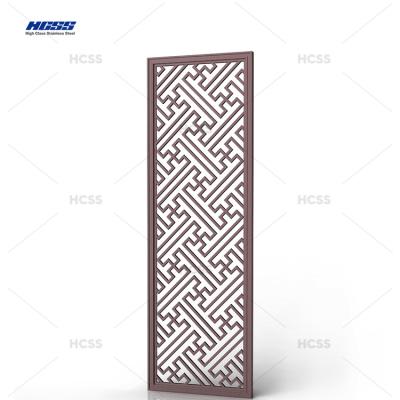 China CLASSIC affordable gold stainless steel metal decorative screen can be used to decorate beautiful hotel lobbies for sale