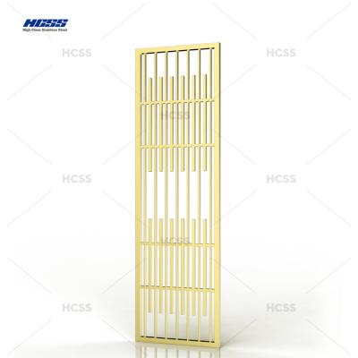 China CLASSIC Custom Logo Stainless Steel Metal Partition Screen Can Communicate Screen Size for sale