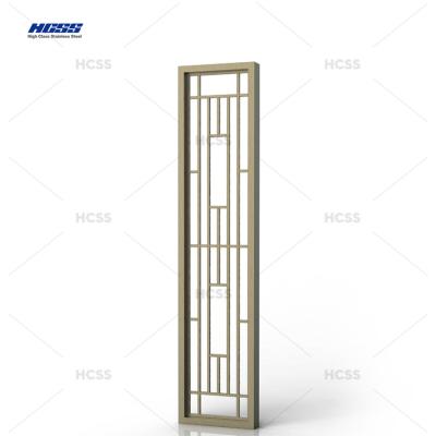 China CLASSIC specialization in the production of Restaurant Bali Bistros Room Divider Stainless Steel Screen for sale