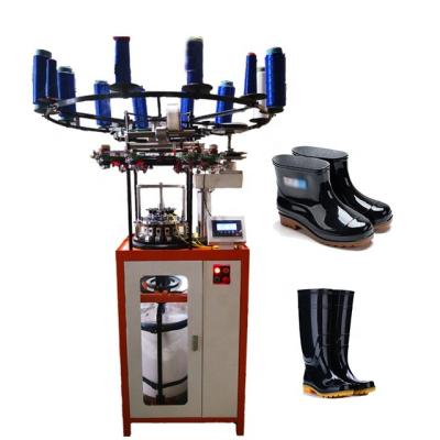 China Flat Rubber Rain Boots Removable Liner Knitting Machine for sale