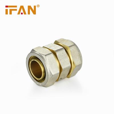 China Water IFAN High Quality 58-3 Brass PEX Pipe Fittings Water Supply PEX Fittings Brass Socket for sale