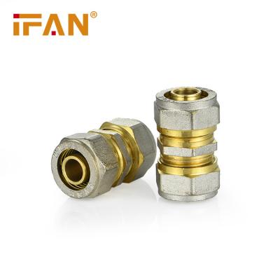 China IFAN Manufacture Price High Quality Brass Fitting Brass Reduce Socket size 16mm Equal for sale