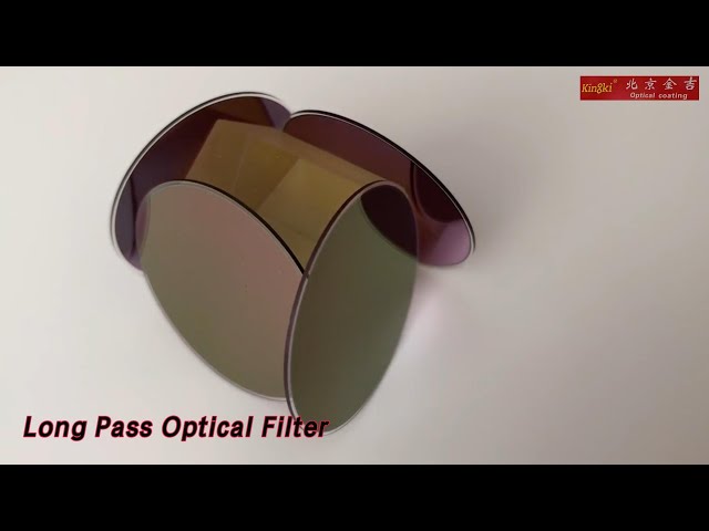 Clear Long Pass Optical Filter 2420nm 0.6mm Thickness 37.5mm Dia