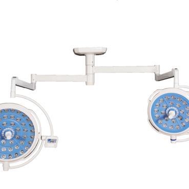 China LED Double Led Ceiling Surgical Shadowless LED Operating Light for sale