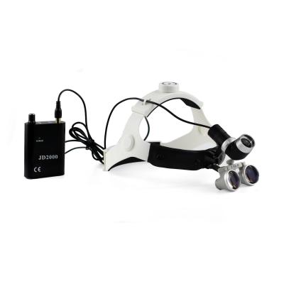 China High Power MEDICAL Headlamp Light With Led Source Adjust 2.5X Surgical Loupes for sale