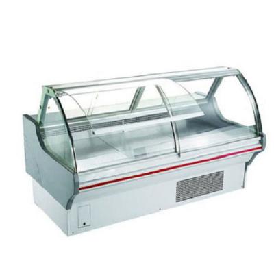 China COMPRESSOR Supermarket Sliding Glass Doors Food And Meat Fridge Display Freezer Showcase for sale