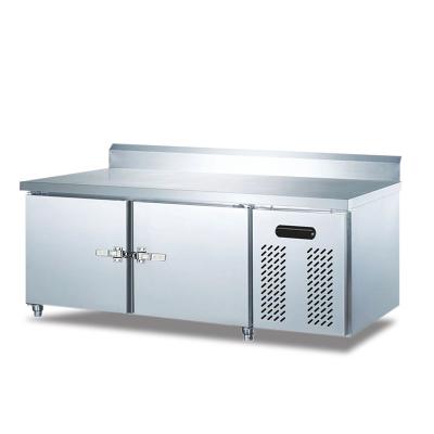 China Solid Single-Temperature Door Workbench Under Work Cooler Table Cooler Counter Maker for sale