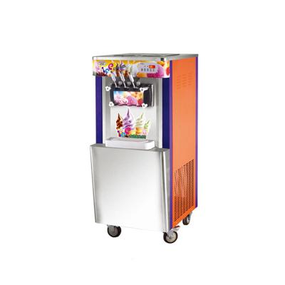 China GHJ-L22 Soft Serve Ice Cream Machine GHJ-L22 Snack Factory Ice Cream Maker 1 YEAR Free Spare Parts Milk Painted Steel for sale