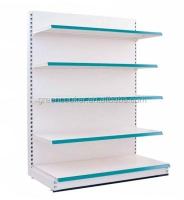 China Double sided shelf/manufacturer supermarket equipment gondola supermarket shelves for sale