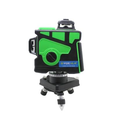 China Green 12 Beam 3d Self Leveling Rotary Laser Level 360 Remote OEM 21.5*15*12mm for sale