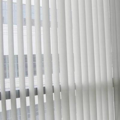 China Waterproof Slat 89mm Commercial Building Used Customized Vertical PVC Slats Window Blind Price for sale