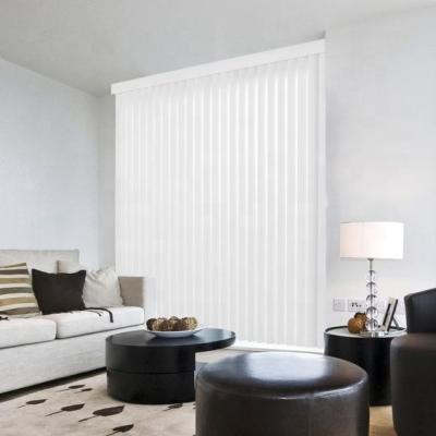 China Minimalist Home Decoration Sheer Fabric Vertical Blinds Curtain Shade for sale